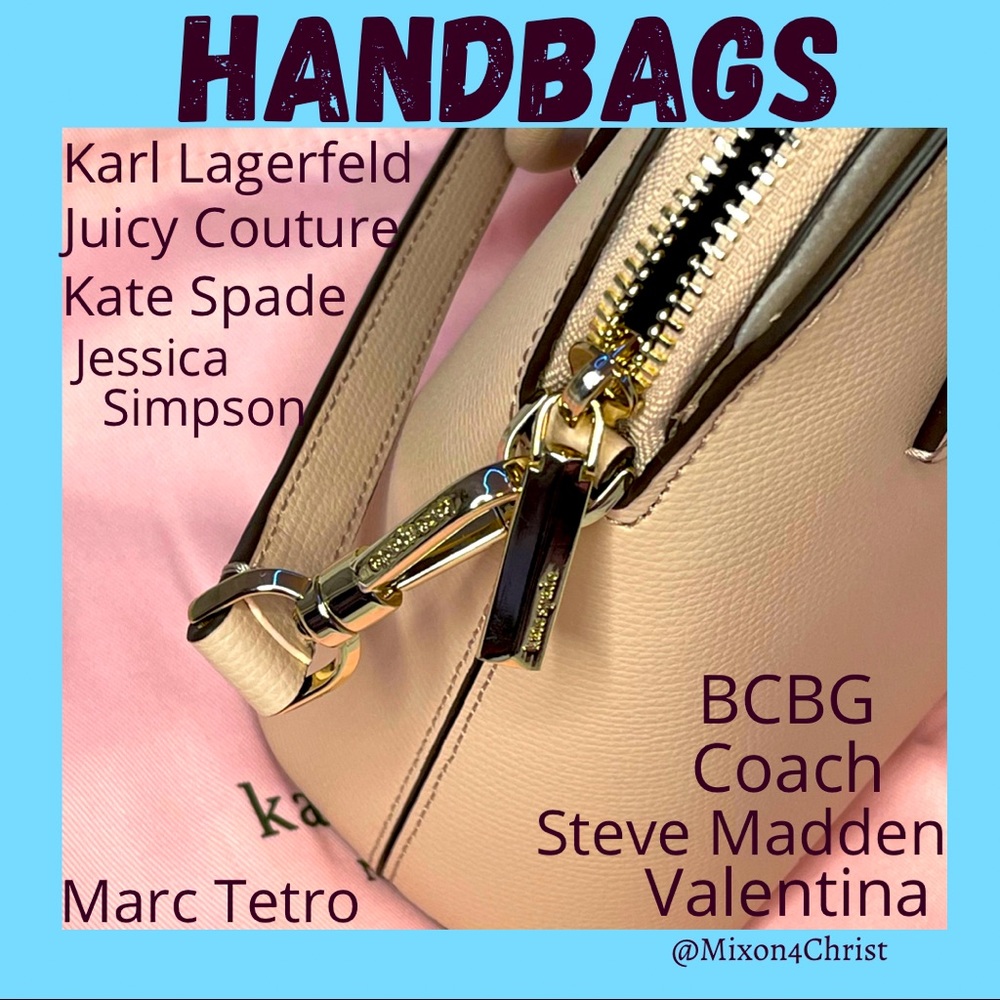 HANDBAGS Hilfiger, Kate Spade, Steve Madden, Jessica Simpson, Marc Tetro